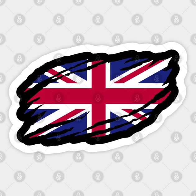 united kingdom flag Sticker by s4rt4